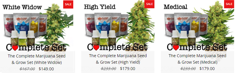 Complete Marijuana Grow Sets